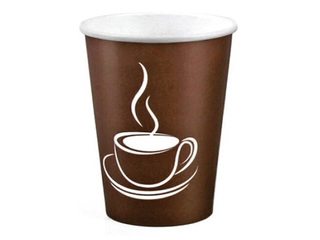 Paper cups Cup Brown, ø80mm, 240 ml, 50 pcs.