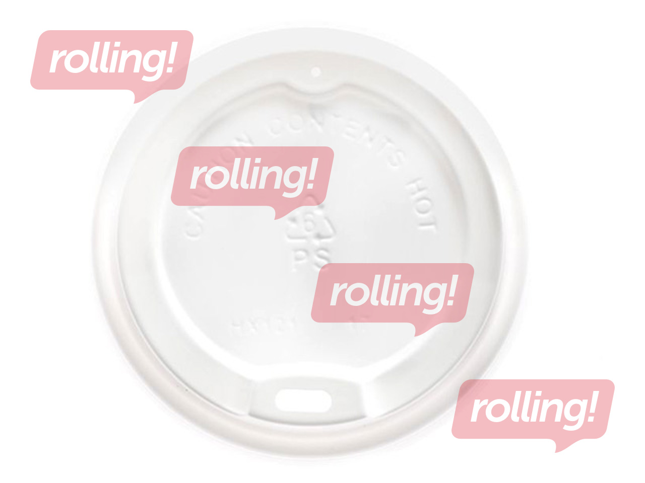 Vāki papīra kafijas glāzēm, ø90mm, 50 gab.