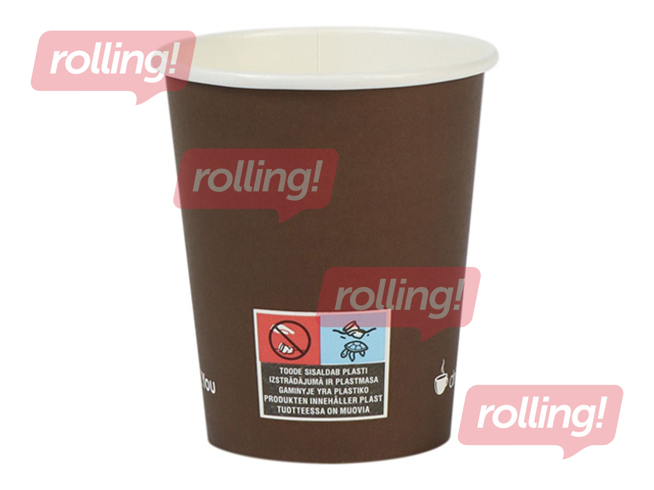 Paper cups Drink 2 You, Ø80mm, 250ml, 50pcs