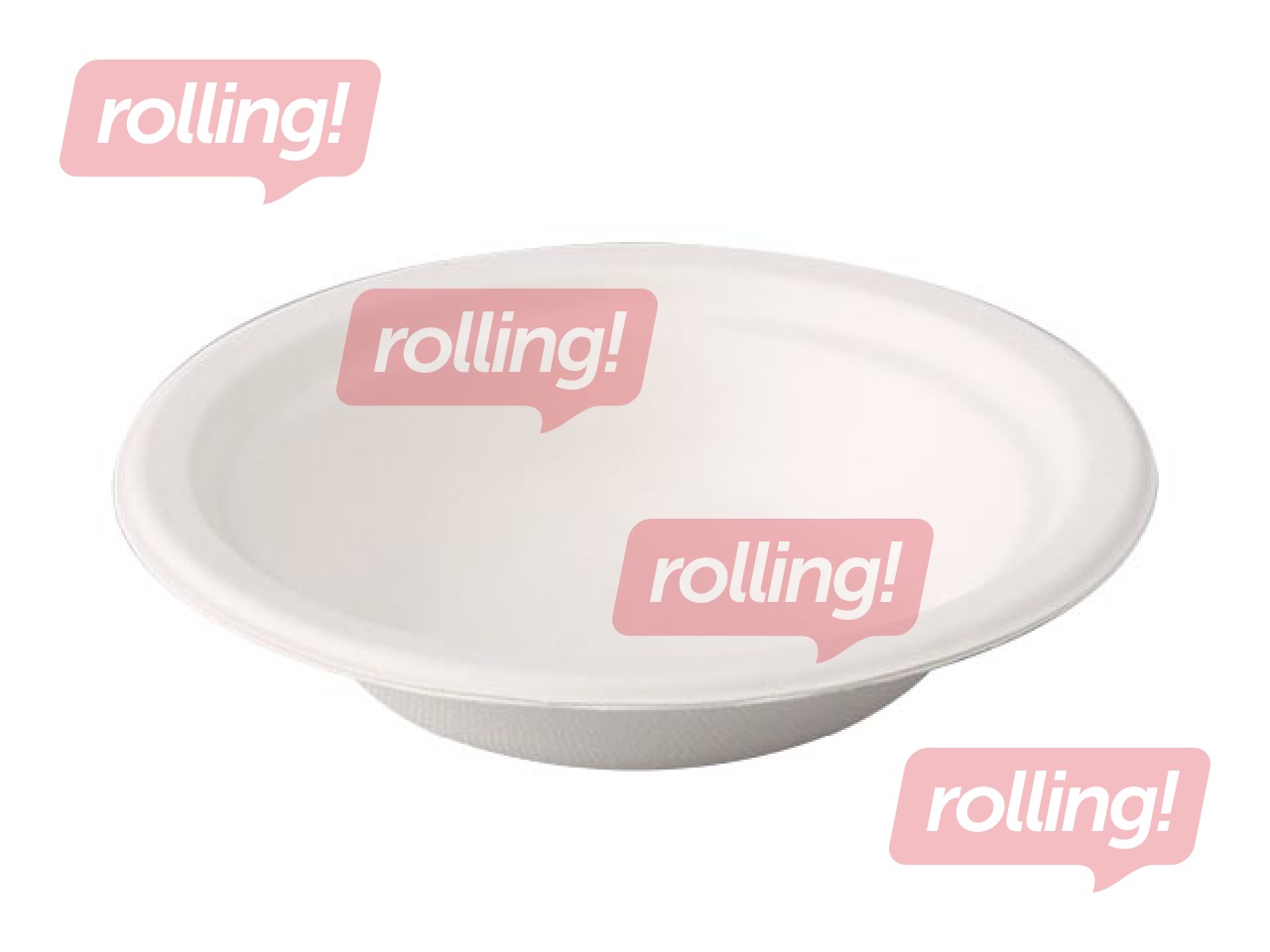 Suhkrurookiust supikausid, 400 ml, 50 tk, valge