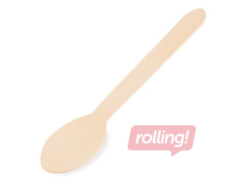 Lusikad, puidust, 16cm, 100 tk.