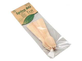 Kahvel, puidust, 16cm, 10 tk.