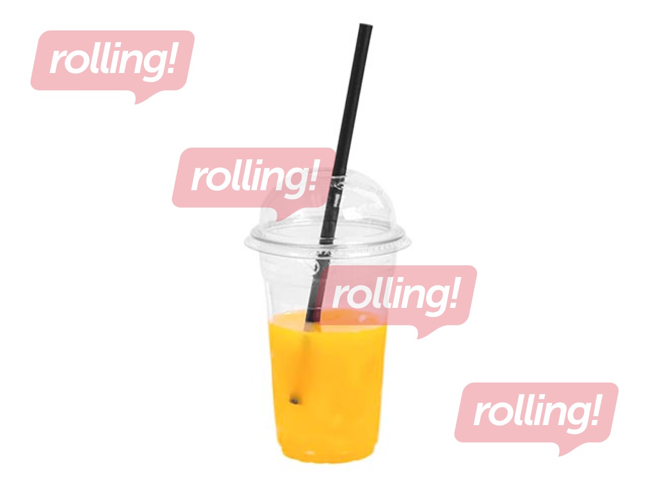 Kokteilikõrred, PP, must, 22 cm ø7 mm, 500 tk