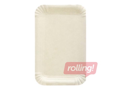 Paper plates, 10x16 cm, 250 pcs., white