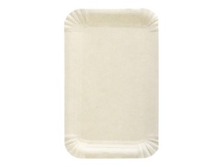 Paper plates, 10x16 cm, 250 pcs., white