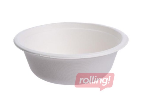 Bowls for soup, sugar fibers, white, 500ml, 50 pcs.
