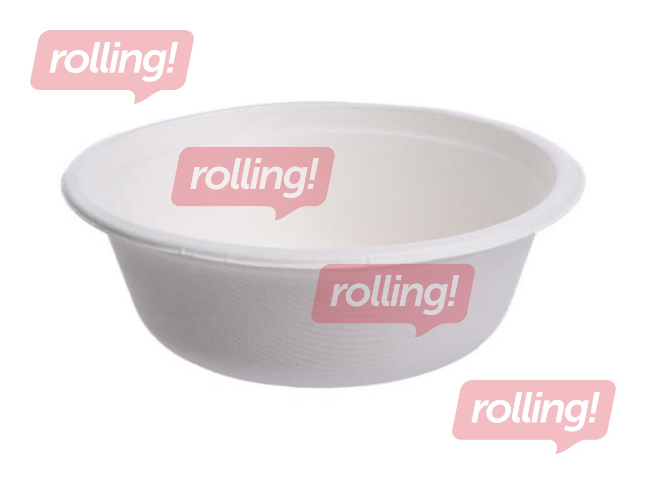Bowls for soup, sugar fibers, white, 500ml, 50 pcs.