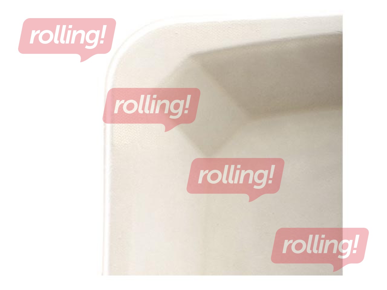 Suhkrukiust taldrikud, 21 x 21 cm, 50 tk., valge