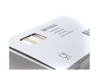 Hambatikud, eraldi plastiku sisse pakitud, 6.5cm, 1000 tk.