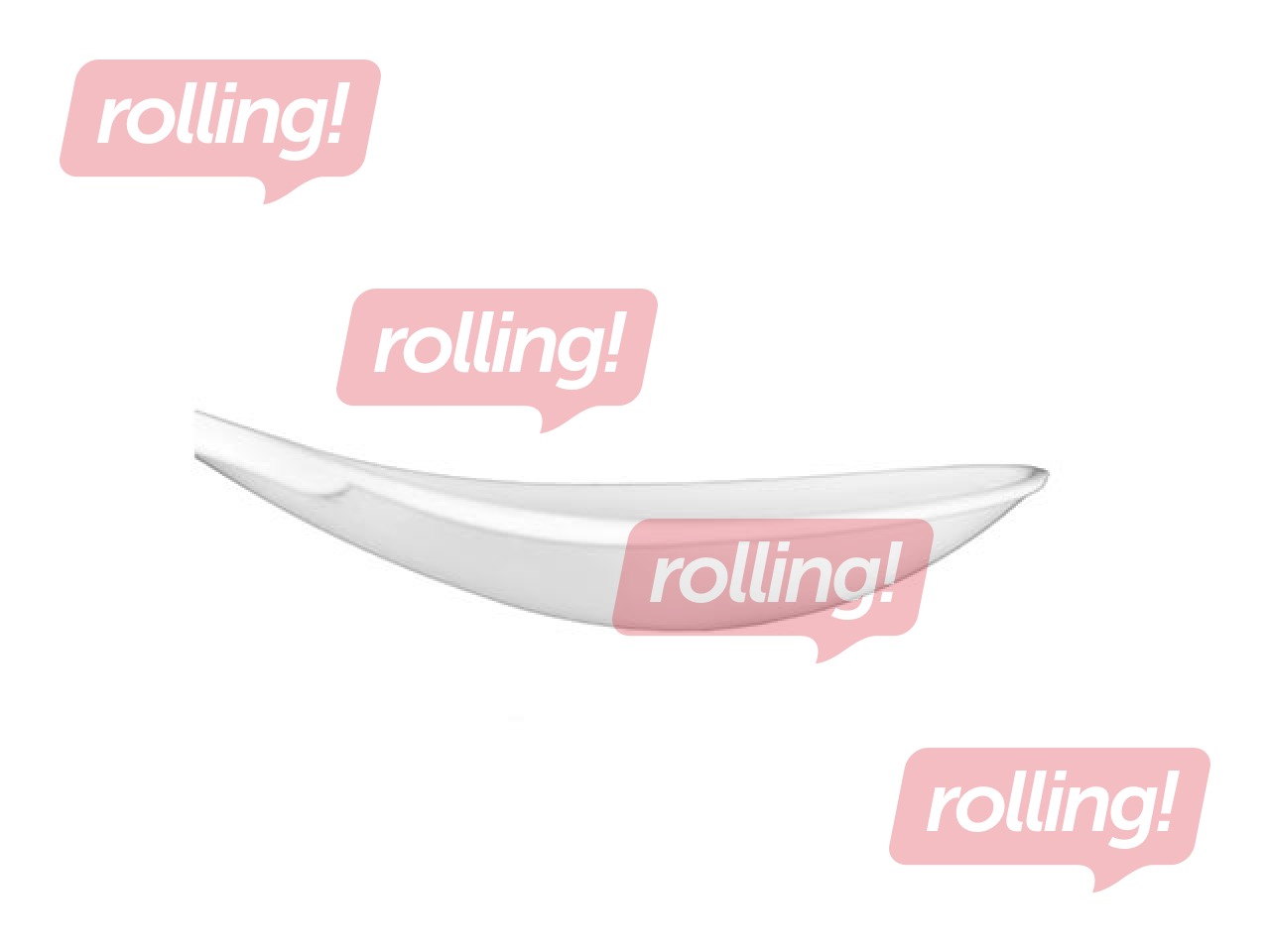 Пластиковые столовые ложки, многоразовые, белые, 18см, 12 шт.