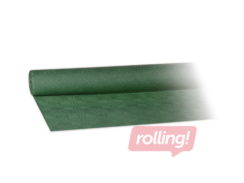Tablecloth, paper, green, 1.2x8m