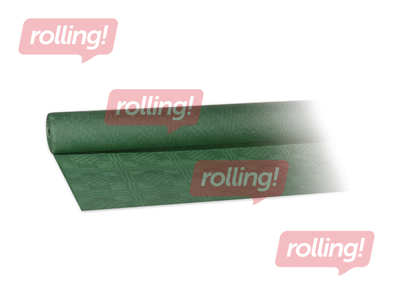 Tablecloth, paper, green, 1.2x8m