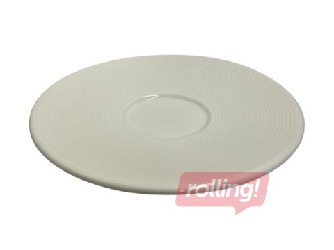 Saucer Leela Baralee, porcelain, cream color, 15.5cm