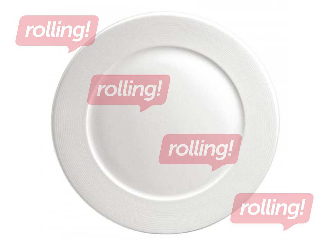 Taldrik Wish, portselan, 23 cm, kreemikas 