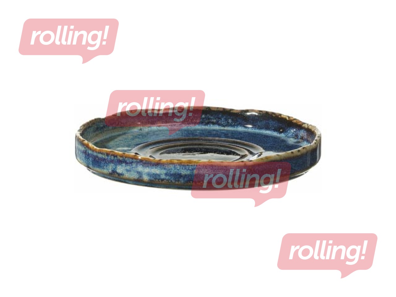 Alusplaat Eminence, portselan, sinine, 14cm