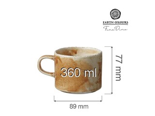 Kruus Constancy, portselan, beež, 360ml