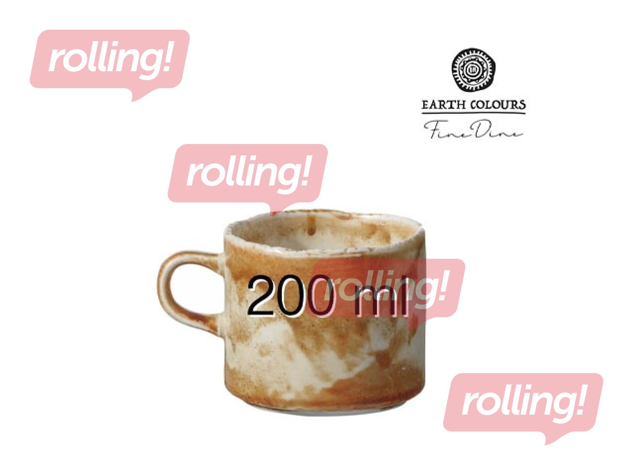 Kaputsiinokruus Constancy, portselan, beež, 200ml