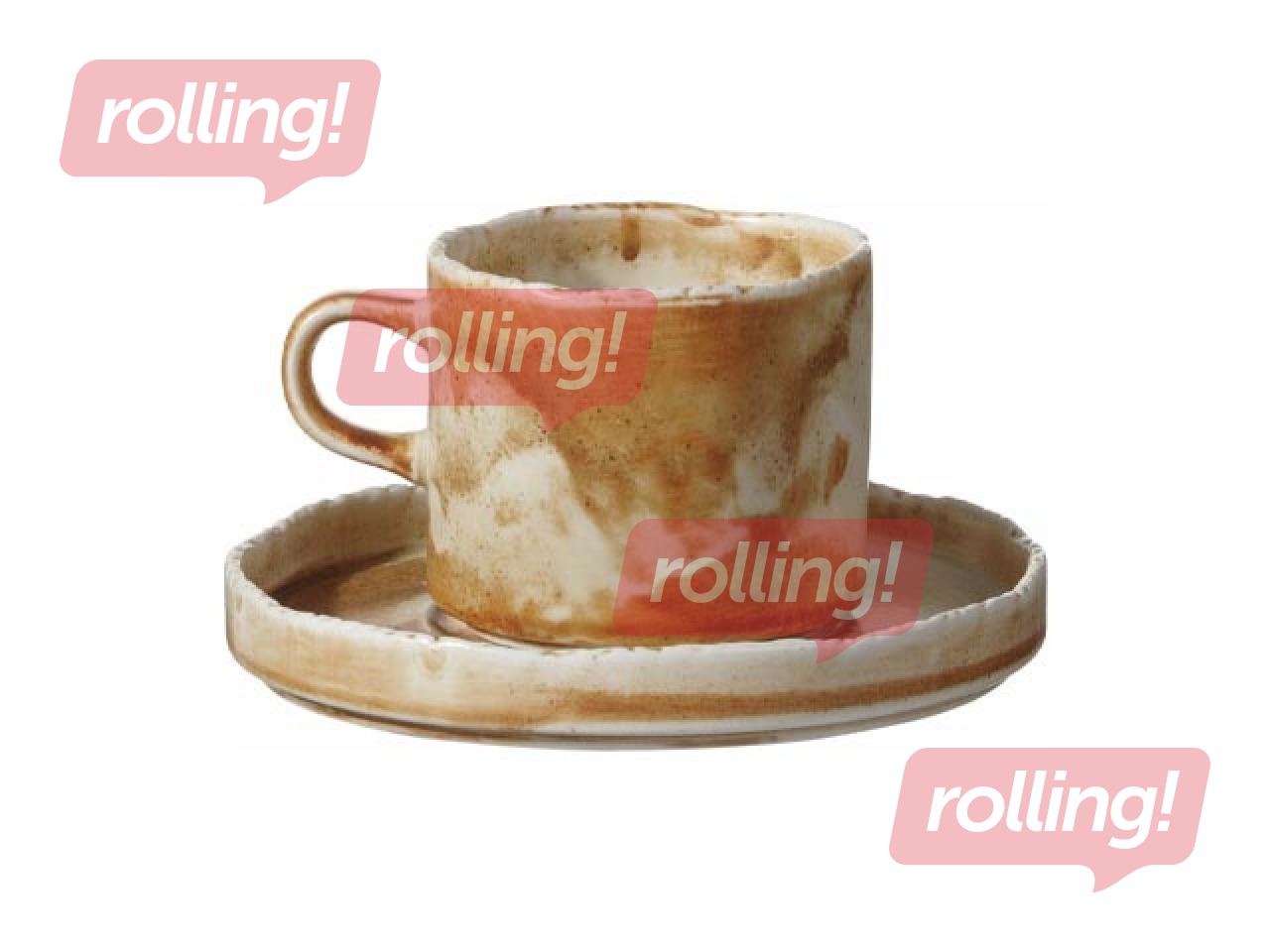 Салфетка Constancy, фарфоровая, бежевая, 14см