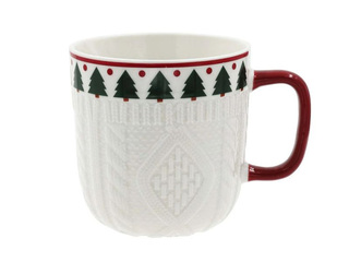 Mug Toro Christmas Knit, Ceramic, White, 330ml