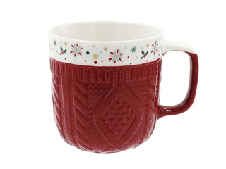 Mug Toro Christmas Knit, Ceramic, Red, 330ml