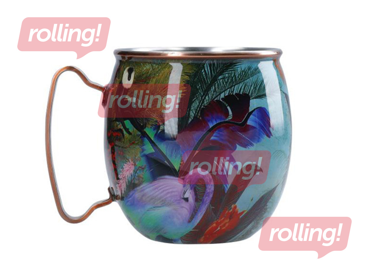 Mug Mikasa, Flamingo, stainless steel, 450ml