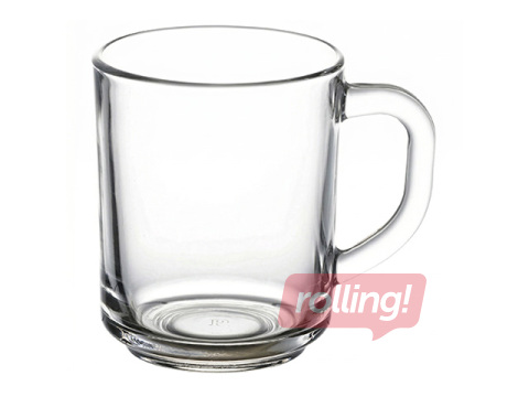 Kruus, klaas, läbipaistev, 250ml