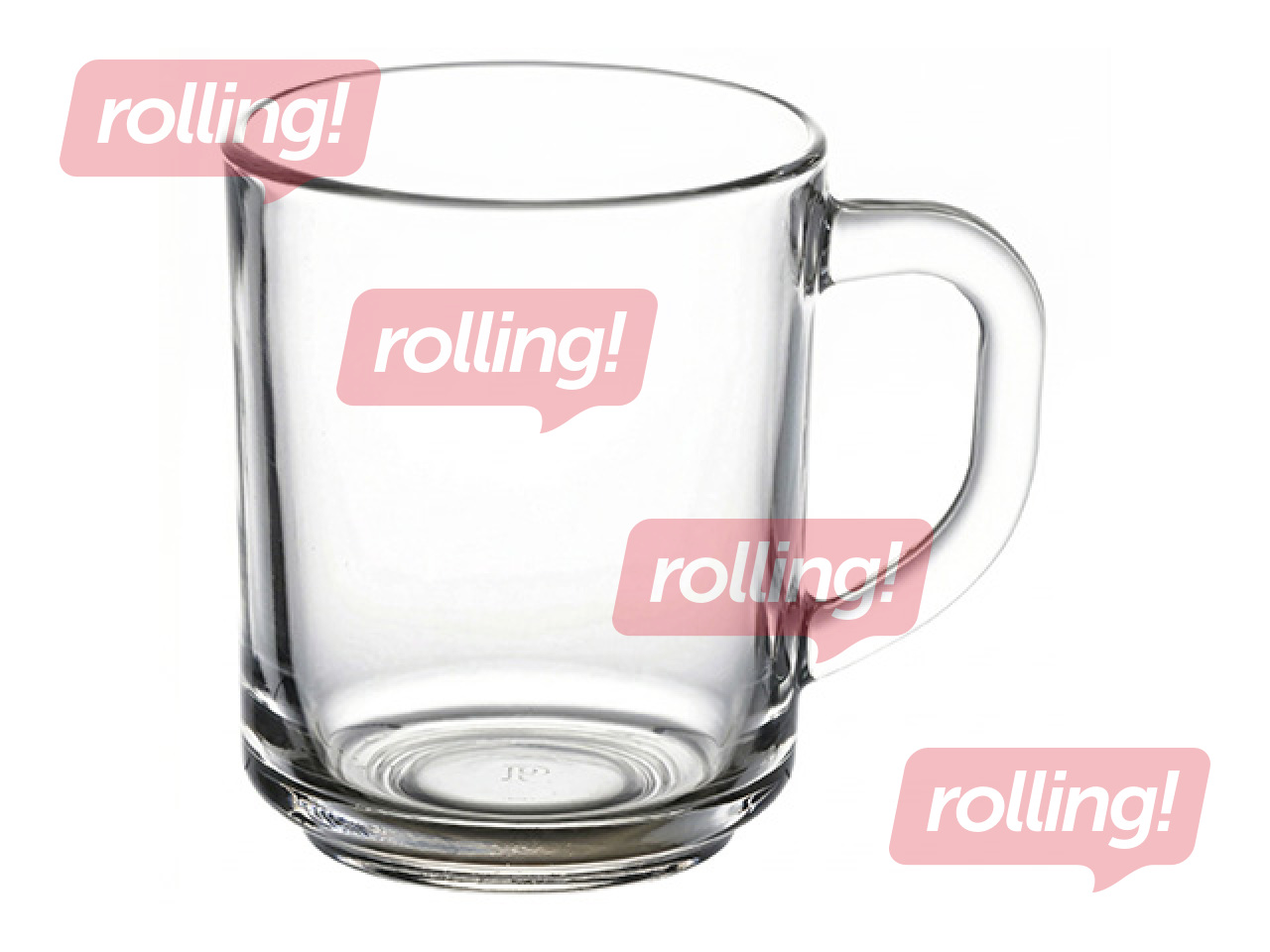 Mug, glass, clear, 250ml