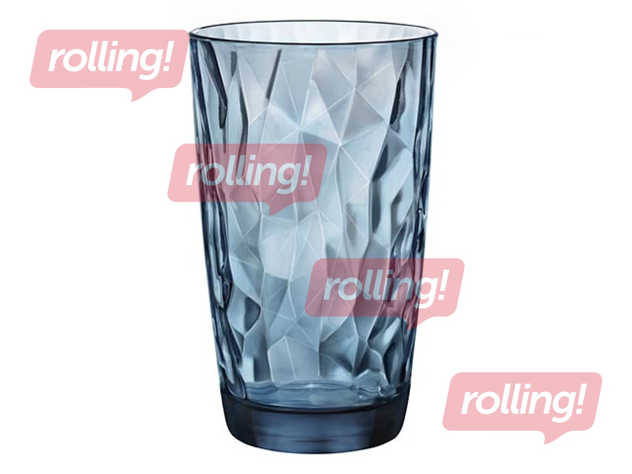 Glass of juice Diamond, 470ml, blue