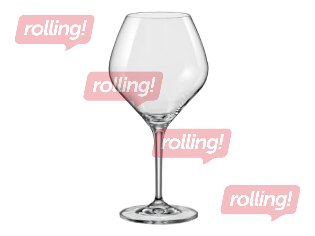 Punase veini klaasid Amoroso, 280ml, 2 tk