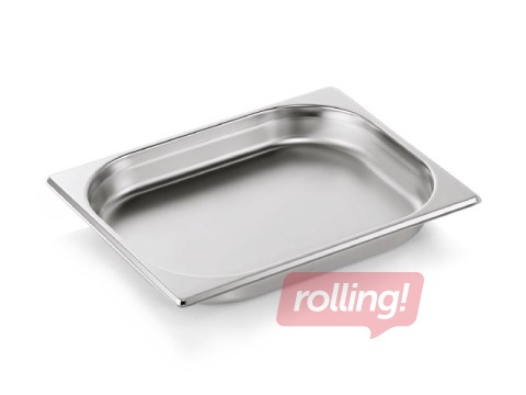 Гастроемкость GN, 1/2, WAS, нержавеющая сталь, глубина 40мм