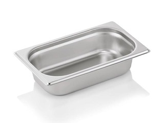 Gatro trauks GN 1/4, WAS, nerūsējoša tērauda, dziļums 65mm