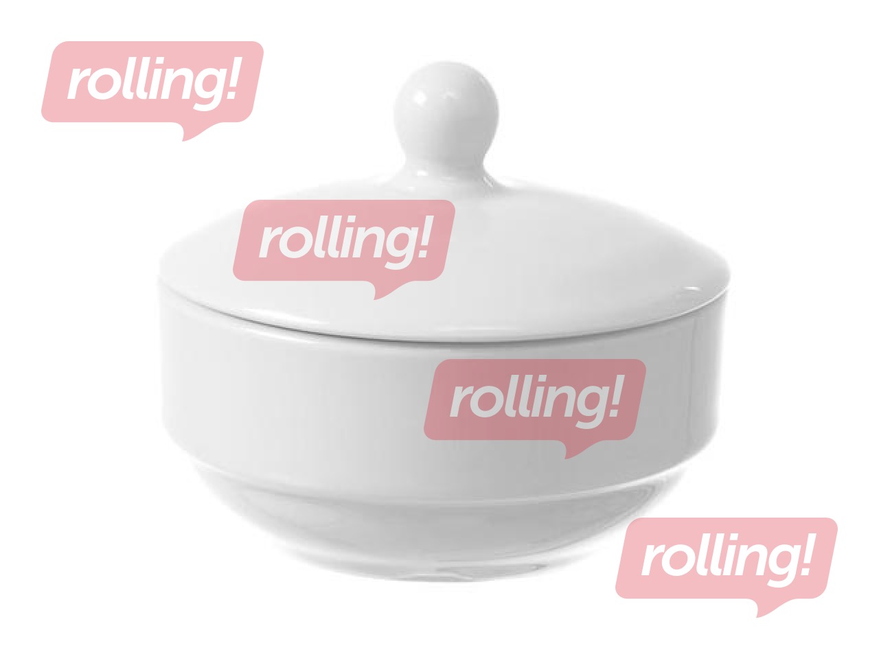 Sucrekann Bianco, valge, 10x8.5cm