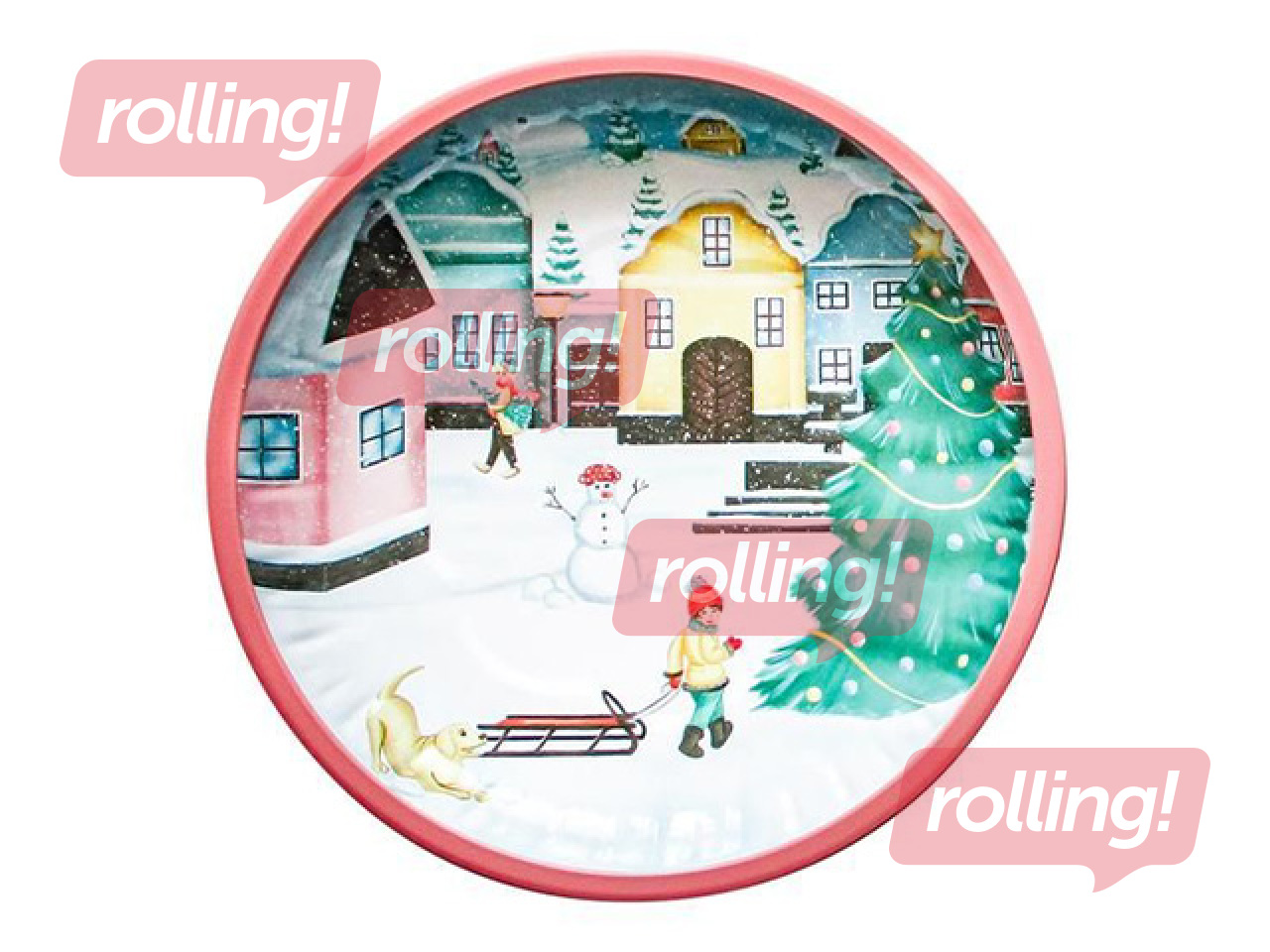 Alus Toro Jõululinn, metallist, Ø26cm