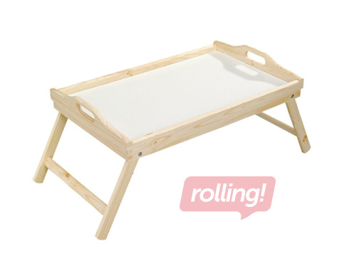 Поднос Kesper, со складными ножками, деревянный, 50×30.5cm