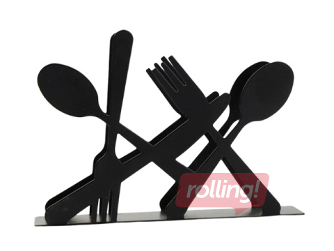 Подставка для салфеток Prymus-AGD, нержавеющая сталь, черная