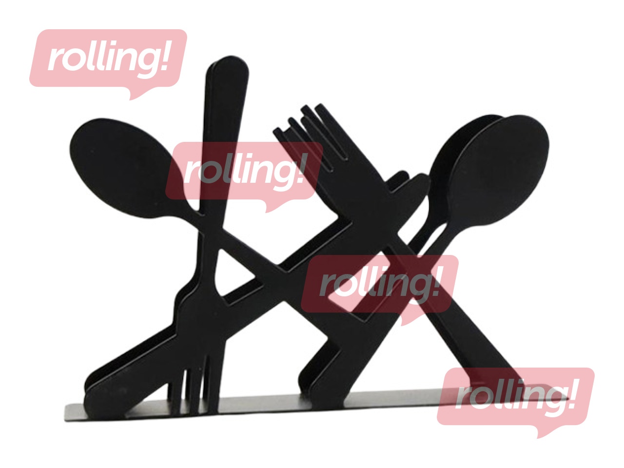 Подставка для салфеток Prymus-AGD, нержавеющая сталь, черная