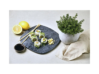 Сервировочная доска Kesper, мраморная, 25x25x1см