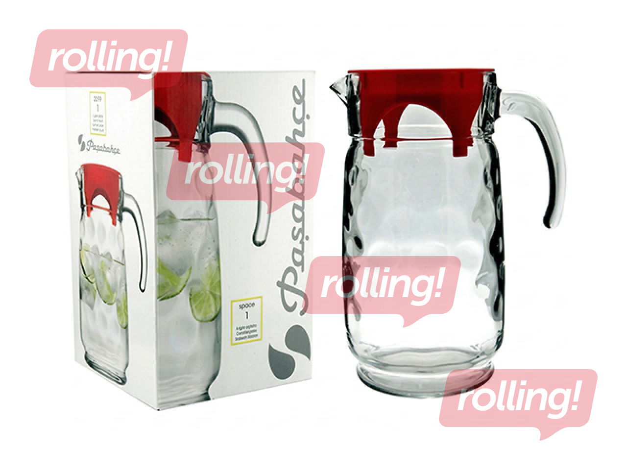 Mahlakann Space, läbipaistev, kaanega, 1.6l