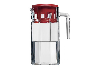 Sulas krūze Kosem, ar vāku, stikla, caurspīdīga, 1.5l