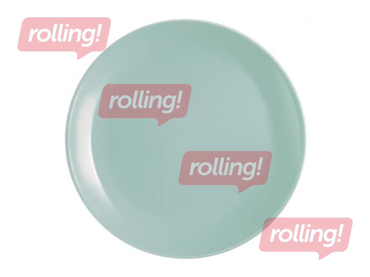 Õhtusöögi taldrik Diwali, türkiissinine, 25cm, 1 tk.