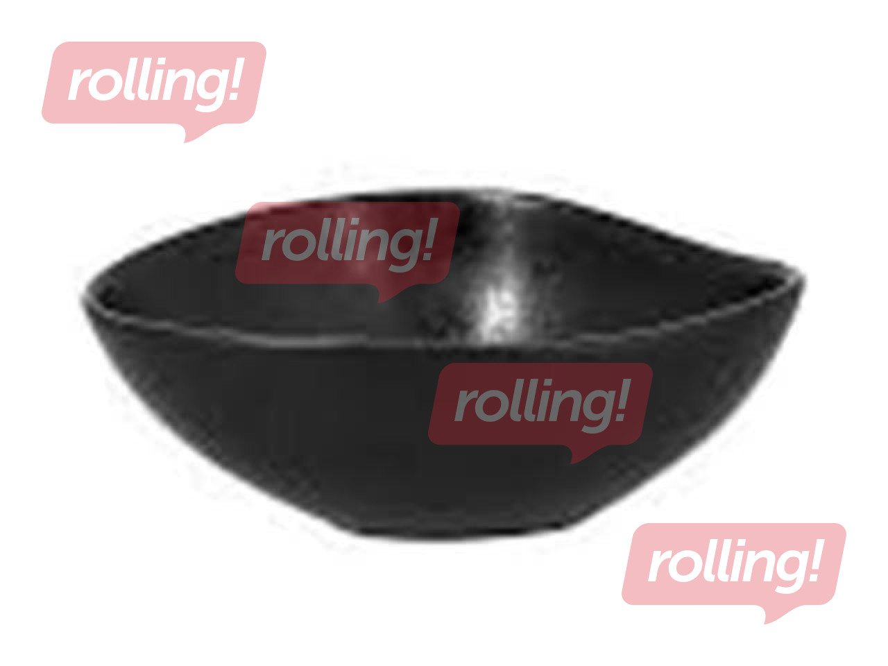 Kauss Shaped, portselan, 14 x 11 cm, 270 ml, must