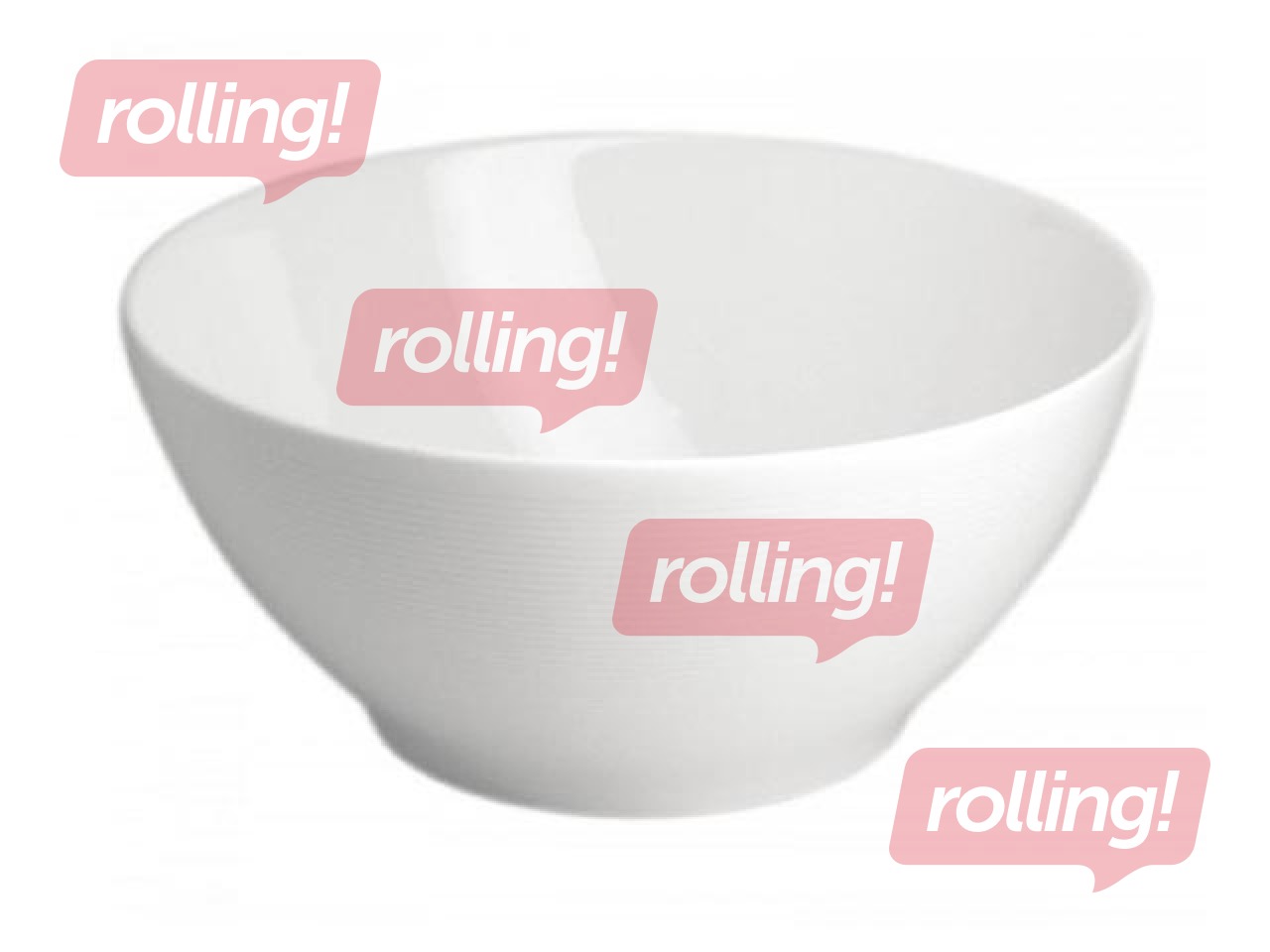 Salatikauss Wish, portselan, 1,8 l, 21 cm, kreemikas