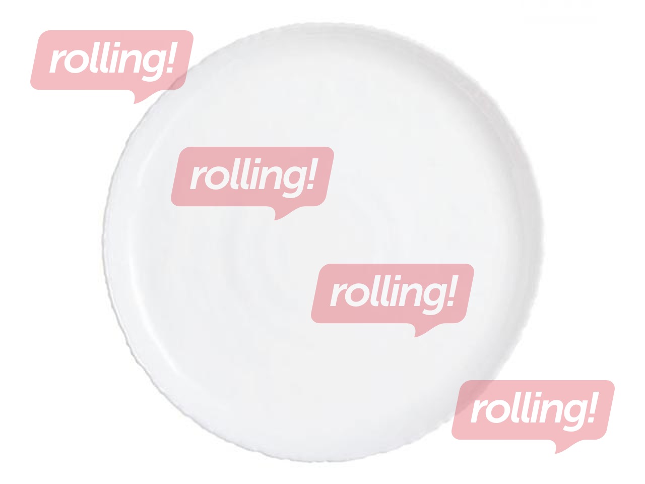 Десертная тарелка Ammonite, стекло, 19 см, белая