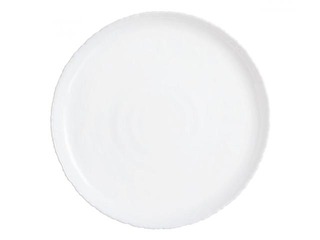 Magustoidutaldrik Ammonite, klaas, 19 cm, valge