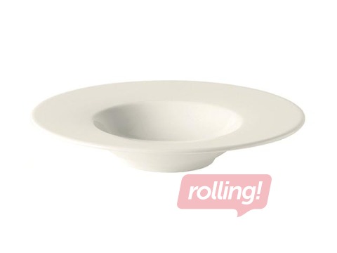 Pastataldrik Titan, portselan, ø27 cm, 350 ml, valge