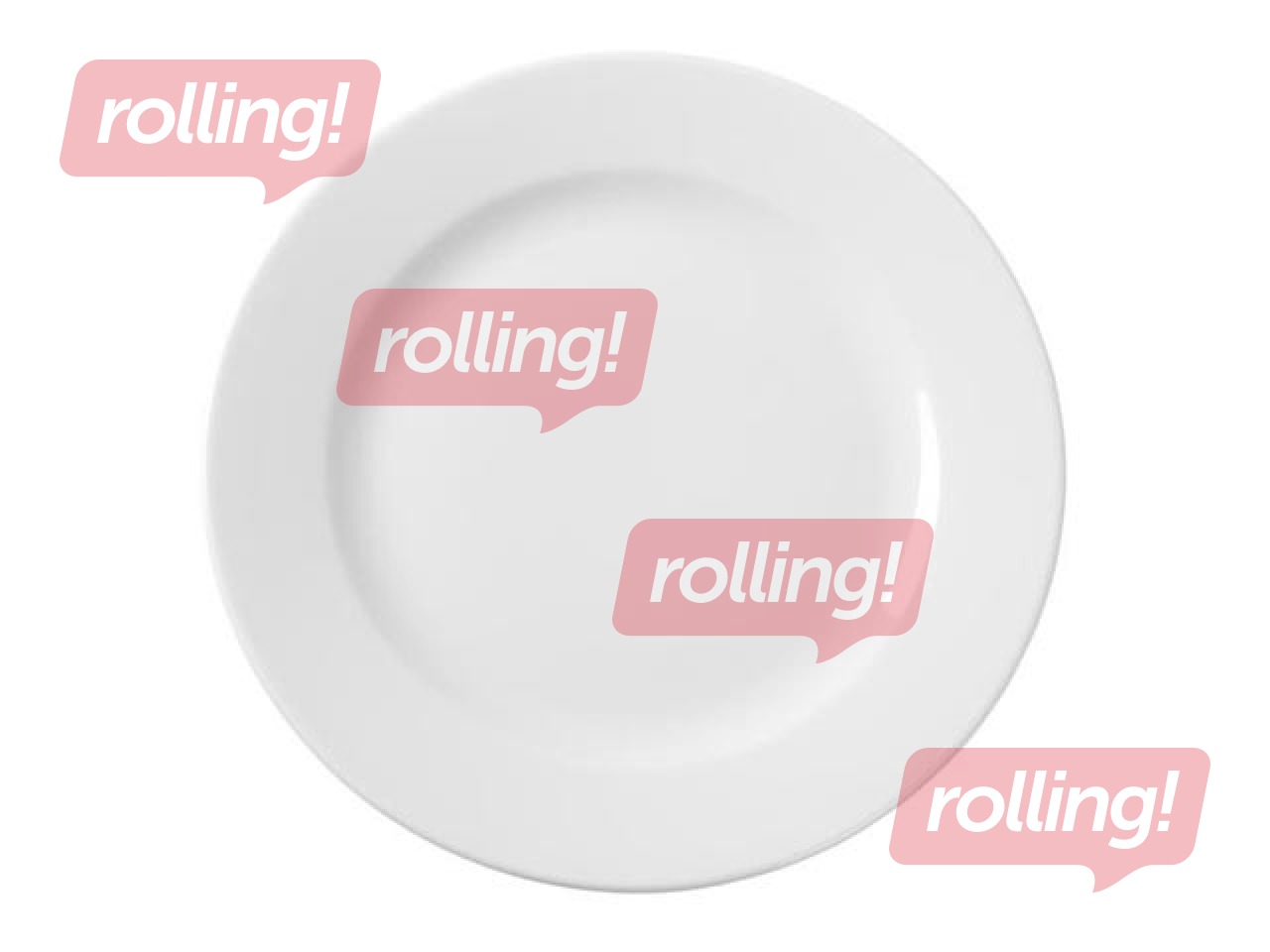 Plate Bianco, white, 27cm