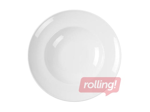 Pasta taldrik Bianco, valge, 26cm