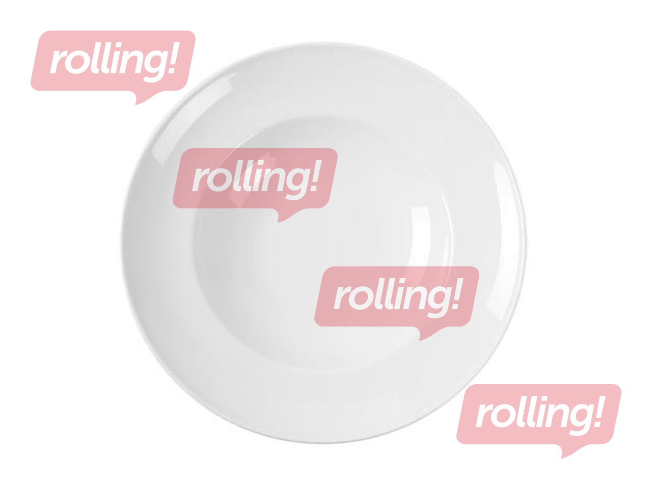 Pasta taldrik Bianco, valge, 26cm