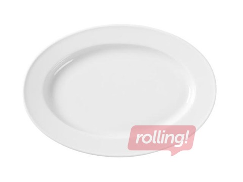 Šķīvis Bianco, deserta, balts, 29x20cm