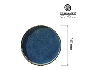 Šķīvis Eminence, deserta, zils, 21cm